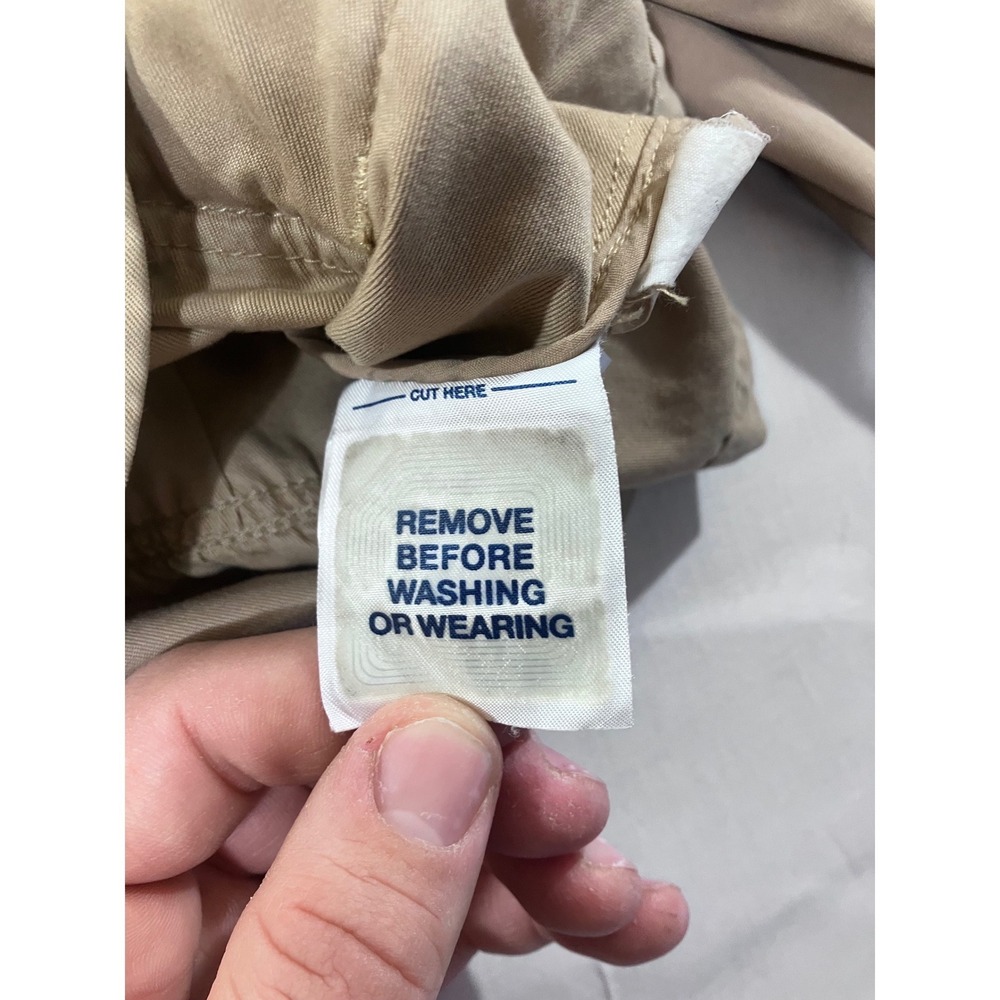 Gap Women Tan Utility Jacket Button Front Pockets Size 2 - Picture 6 of 8